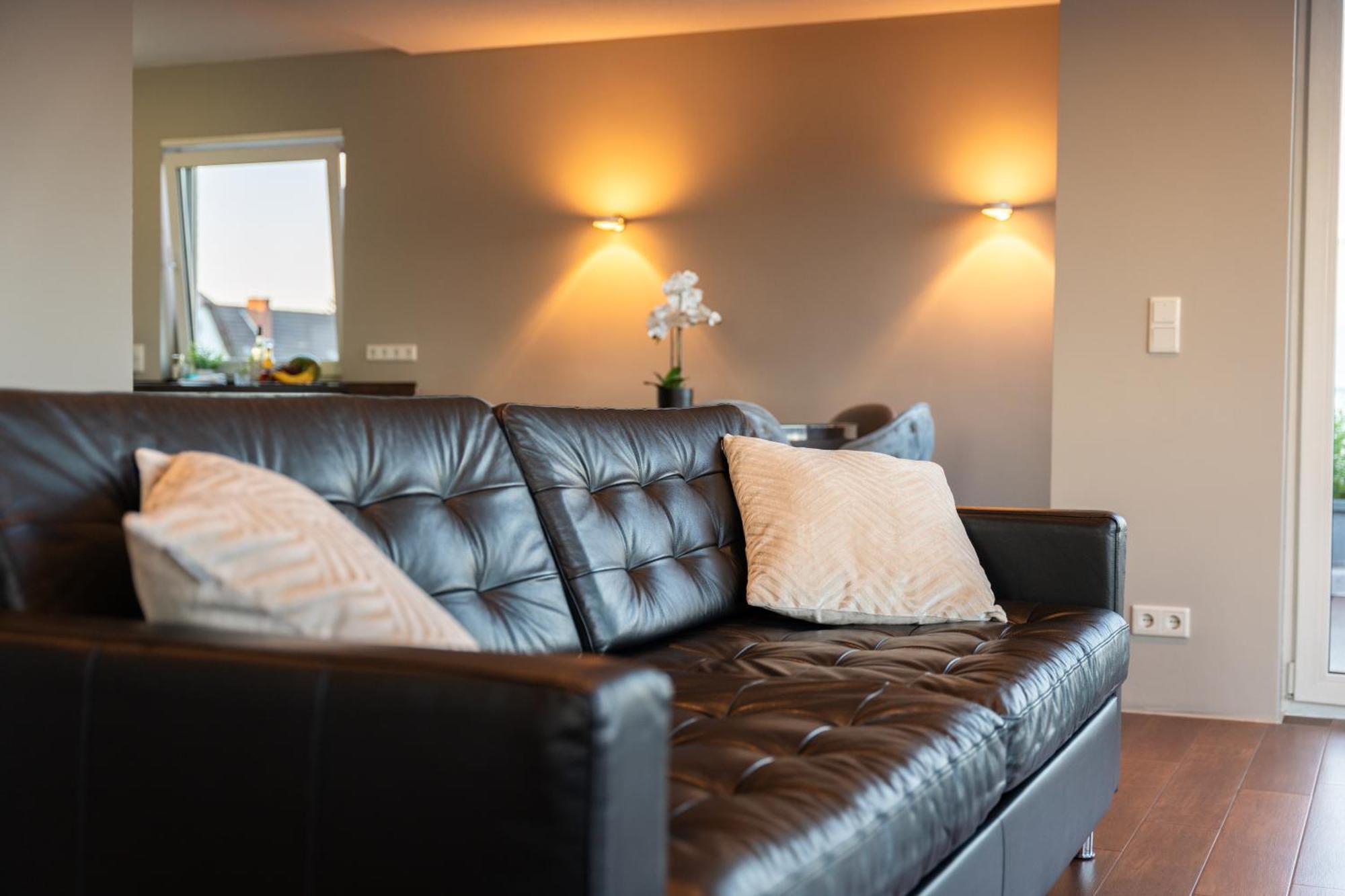 Penthouse Wohnung Mit Schoenem Moselblick In Metternich Coblenza Exterior foto