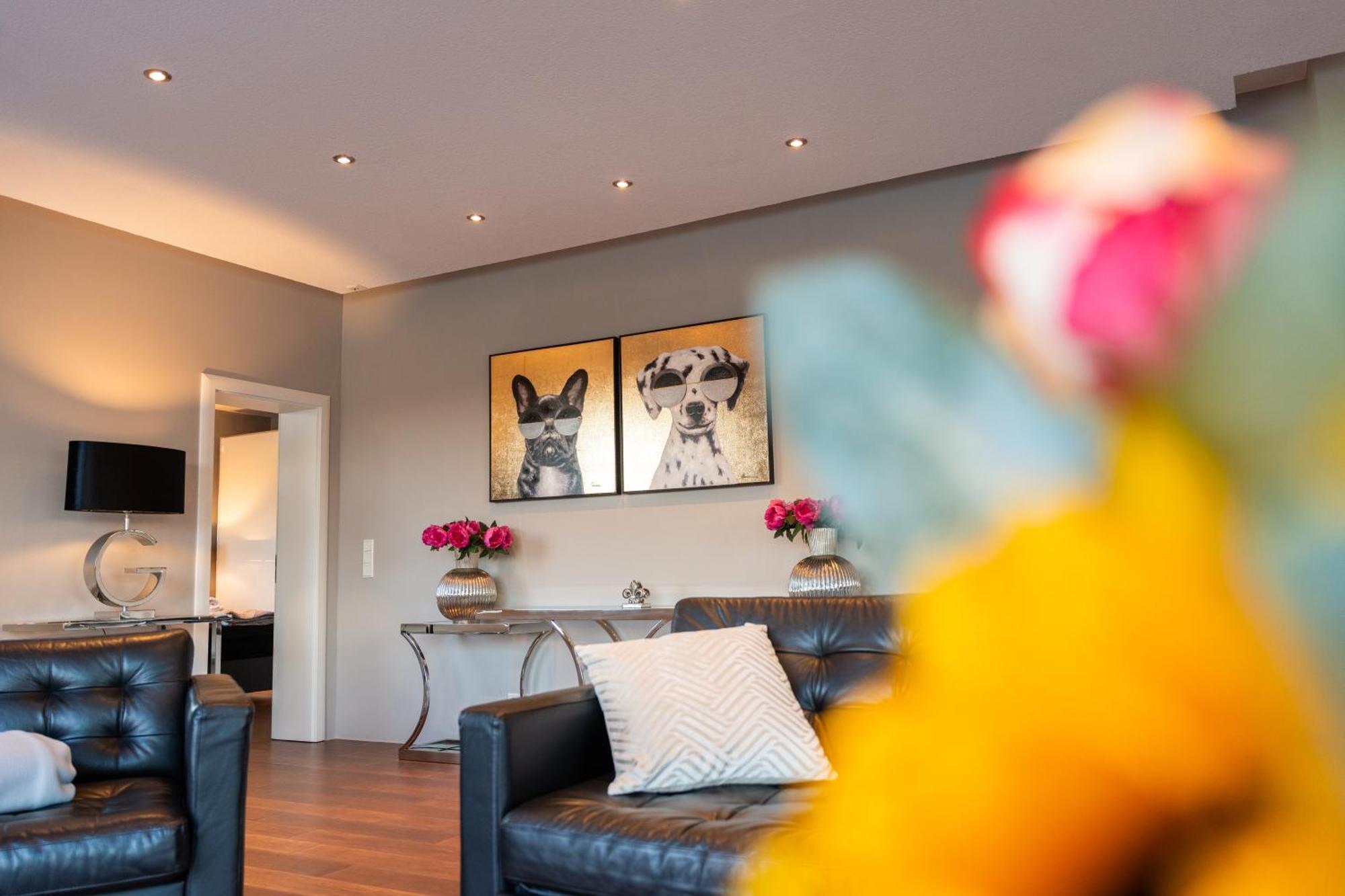 Penthouse Wohnung Mit Schoenem Moselblick In Metternich Coblenza Exterior foto